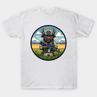 Tactical Bison Buffalo T-Shirt